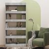 vidaXL Book Cabinet/Room Divider Concrete Grey 80x30x166 cm Engineered Wood
