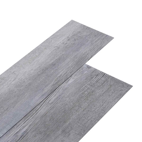 vidaXL Flooring Planks 36 pcs Grey 5.02 m&sup2; PVC
