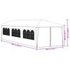 vidaXL Party Tent 3x9 m Anthracite