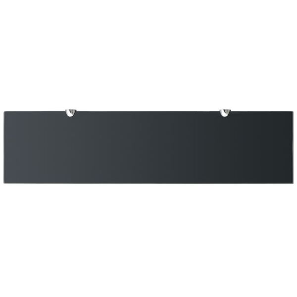 vidaXL Floating Shelves 2 pcs Glass 80x20 cm 8 mm
