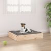vidaXL Dog Bed 51,5x44x9 cm Solid Wood Pine