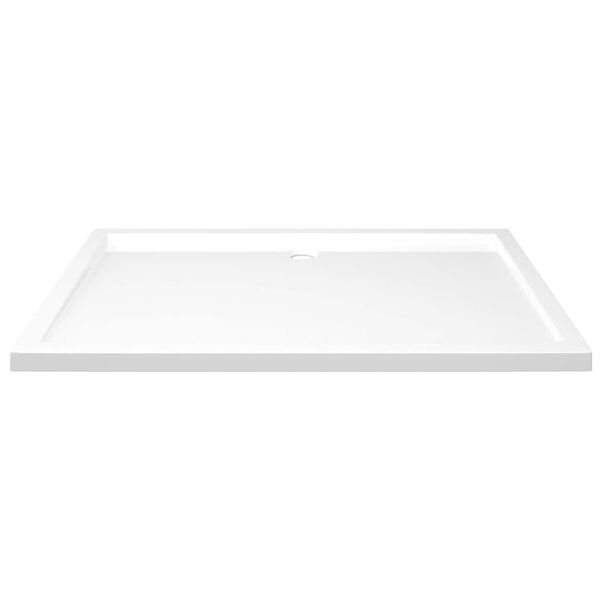 vidaXL Rectangular ABS Shower Base Tray White 80x120 cm