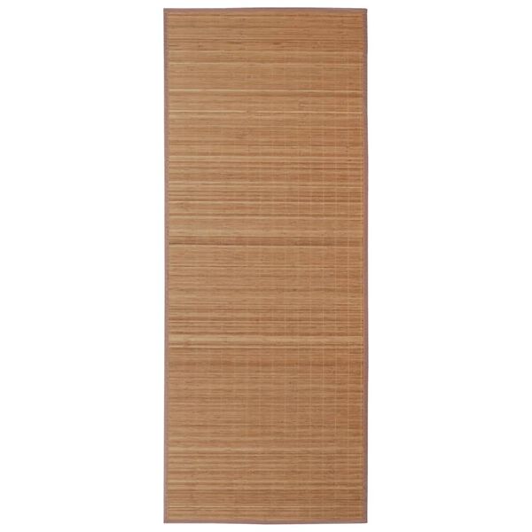 vidaXL Rug Bamboo 160x230 cm Brown