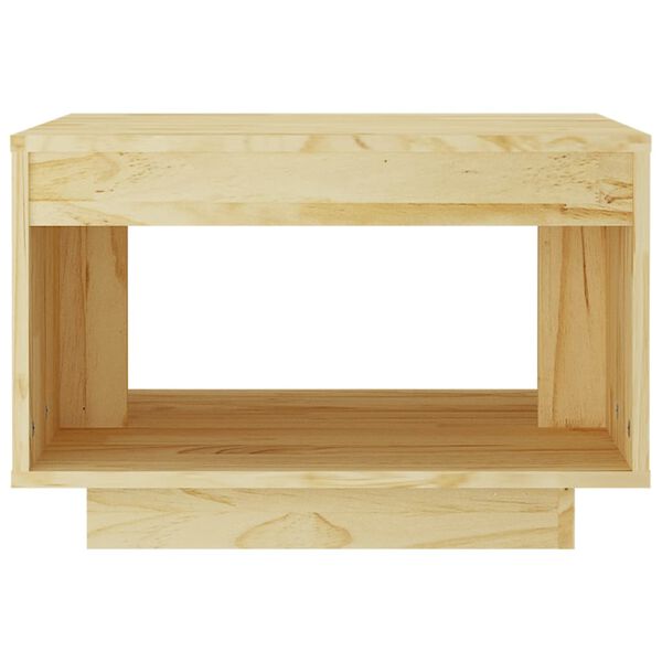 vidaXL Coffee Table 50x50x33.5 cm Solid Pinewood