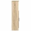 vidaXL Bathroom Cabinet with Roll Holder Sonoma Oak 20.5x22x90 cm