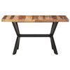 vidaXL Dining Table 140x70x75 cm Solid Wood with Honey Finish