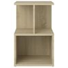 vidaXL Bedside Cabinet Sonoma Oak 35x35x55 cm Engineered Wood