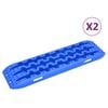 vidaXL Traction Boards 2 pcs Blue 106x30,5x7 cm Nylon