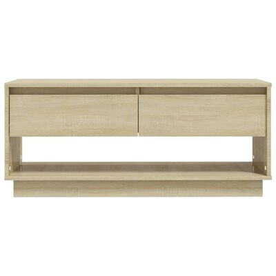 vidaXL TV Cabinet Sonoma Oak 102x41x44 cm Engineered Wood