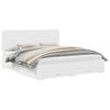 vidaXL Bed Frame with Drawer White 180 x 200 cm Engineered Wood