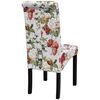 vidaXL Dining Chairs 4 pcs Multicolour Fabric