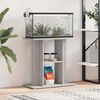 vidaXL Aquarium Stand Grey Sonoma 60x30x60 cm Engineered Wood