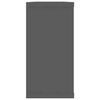 vidaXL Wall Cube Shelf 6 pcs Grey 100x15x30 cm Engineered Wood