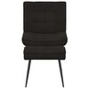 vidaXL Relaxing Chair with Stool Black Velvet