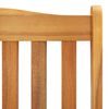 vidaXL Rocking Chair with Cushions Solid Acacia Wood