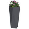 vidaXL Planter Anthracite 30 x 30 x 75 cm Steel