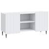 vidaXL TV Cabinet White 102 x 34.5 x 52 cm Engineered Wood