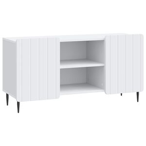 vidaXL TV Cabinet White 102 x 34.5 x 52 cm Engineered Wood