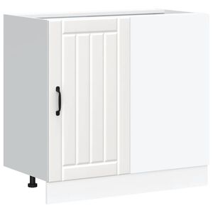 vidaXL Kitchen Base Cabinet "Lucca" White Engineered Wood
