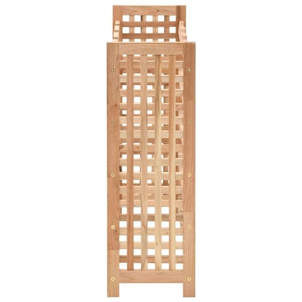 vidaXL Wine Rack for 25 Bottles Solid Walnut Wood 63x25x73 cm