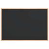 vidaXL Chalkboard with Solid Pine Wood Frame Black 80x55 cm