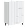 vidaXL Sideboard White 66 x 34.5 x 91.5 cm Engineered Wood