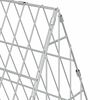 vidaXL Chicken Cage Silver 215 x 55 x 55 cm Galvanised Steel