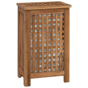 vidaXL Wash Bin 35x25x60 cm Solid Wood Teak