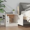 vidaXL Bedside Cabinets 2 pcs High Gloss White 40x39x40 cm