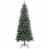 vidaXL Artificial Christmas Tree with 300 LEDs with Stand Green 210 cm