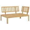 vidaXL Garden Pallet Corner Sofa Solid Wood Acacia