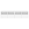 vidaXL TV Wall Cabinets 2 pcs White 60x30x30 cm Engineered Wood