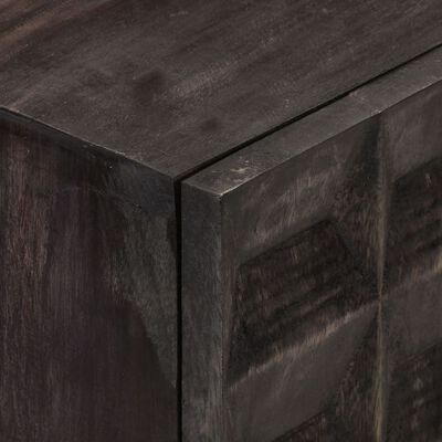 vidaXL Sideboard Black 60x35x75 cm Solid Mango Wood