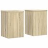 vidaXL Plant Stand 2 pcs Sonoma Oak 20 x 20 x 30 cm Engineered Wood