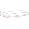 vidaXL Floating Wall Shelf White 40x23x3.8 cm MDF