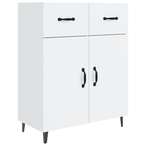 vidaXL Sideboard High Gloss White 69.5x34x90 cm Engineered Wood