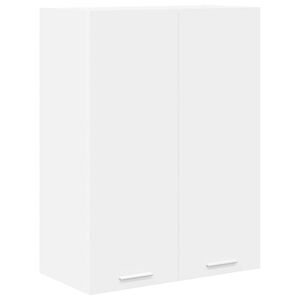vidaXL Hanging Cabinet with Door White 60 x 31 x 80 cm Engineered Wood