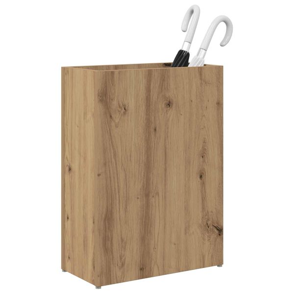 vidaXL Umbrella Stand Artisan Oak 40 x 20 x 55.5 cm Engineered Wood