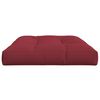 vidaXL Pallet Cushion Wine Red 120x80x12 cm Fabric