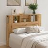 vidaXL Headboard Cabinet Artisan Oak 140x18.5x102.5 cm Engineered Wood