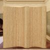 vidaXL Room Divider Bamboo Width 250 cm Height 165 cm Natural
