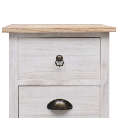 vidaXL Side Cabinet 35x25x57 cm Paulownia Wood