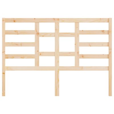 vidaXL Bed Headboard 156x4x104 cm Solid Wood Pine