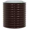 vidaXL Garden Raised Bed Brown 320 x 80 x 81 cm Steel