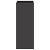 vidaXL Planter Black 32x29x75 cm Steel