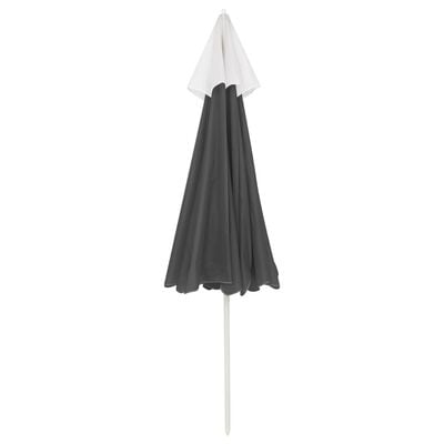vidaXL Beach Umbrella Anthracite 240 cm