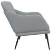 vidaXL Bench Light Grey 110x76x80 cm Fabric