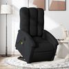 vidaXL Electric Stand up Massage Recliner Chair Black Fabric