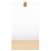 vidaXL Wall Mirror | Variable wood tone due to natural variance