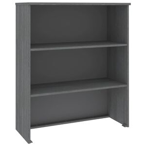vidaXL Top for Highboard"HAMAR" Dark Grey 85x35x100cm Solid Wood Pine